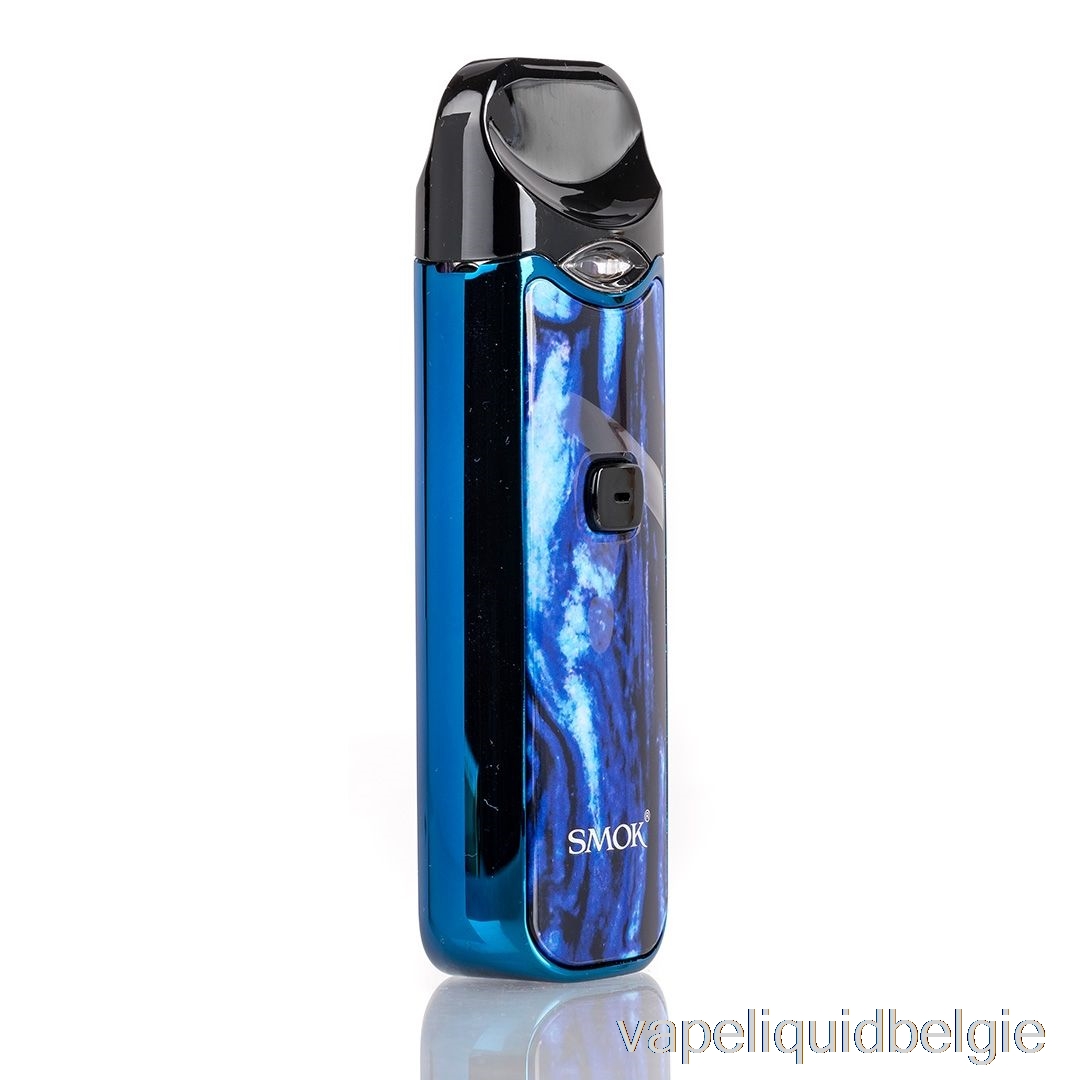 Vape België Smok Nord 15w Podkit Blauw / Zwarte Hars